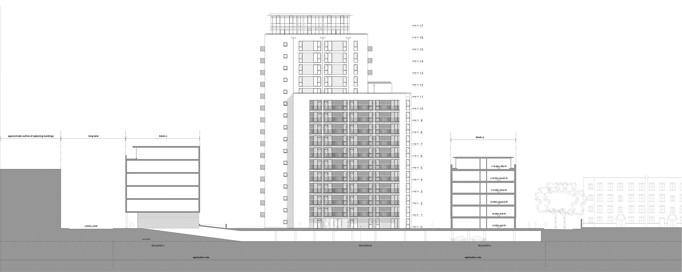 City Walk SE1 drawing